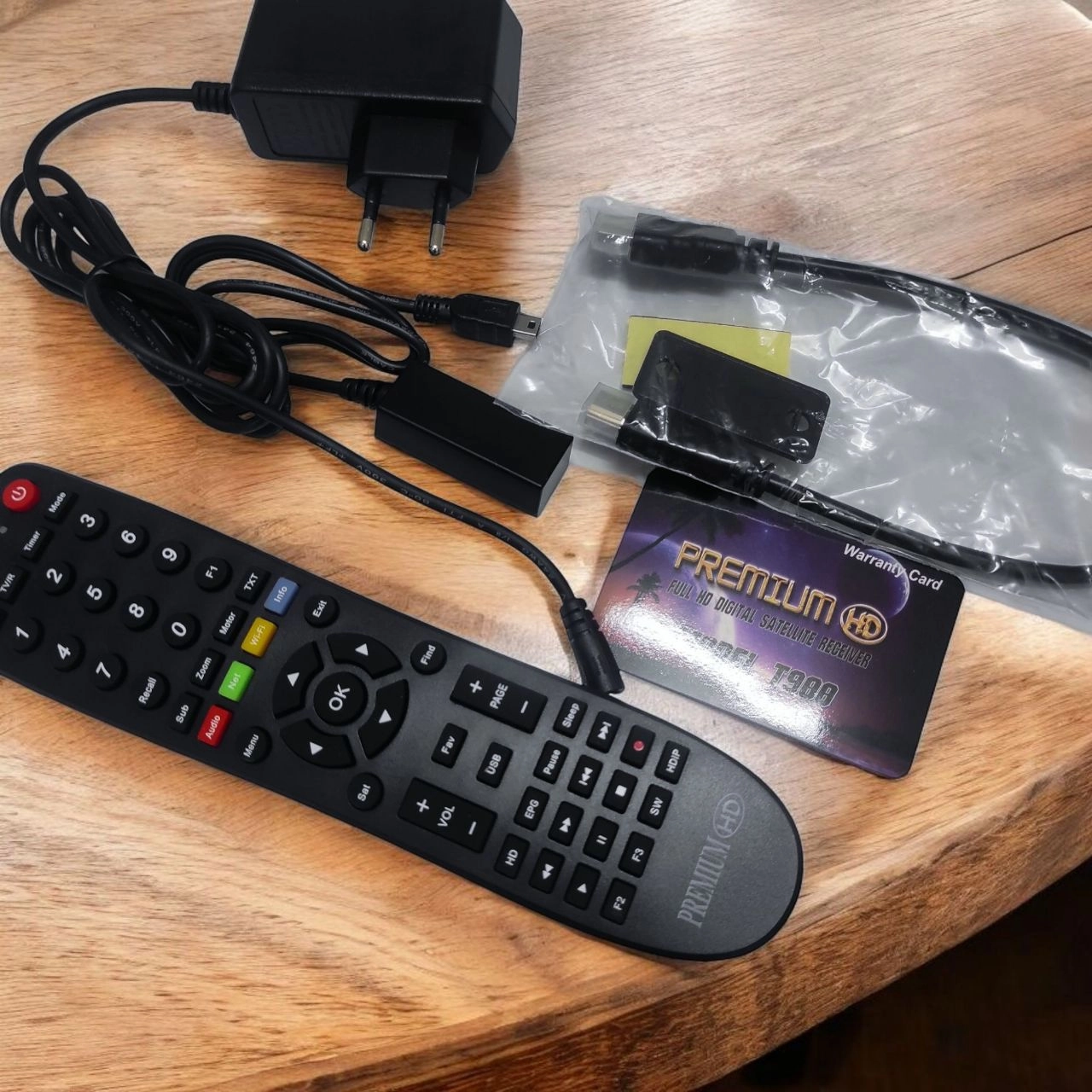 گیرنده جدید پرمیوم مدل T900 کنترل بزرگ با گرافیک و خلق بهبود کیفیت عالی فول اچدی