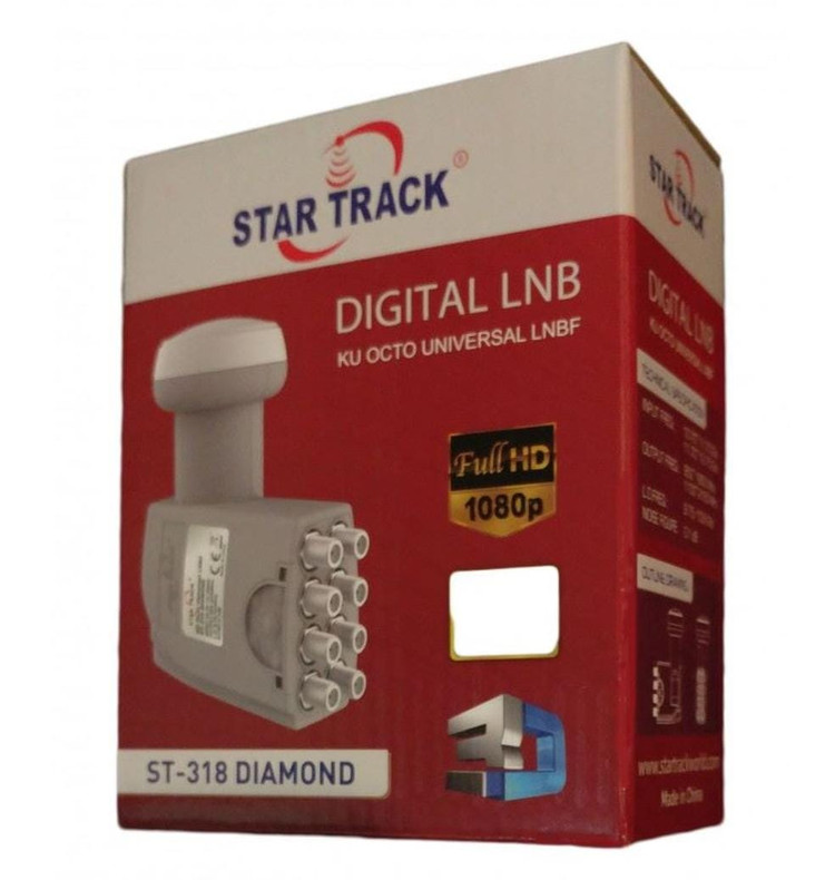 گیرنده هشت فیش (پورت) استارتراک مدل ST 318 DiAMOND مدل دیاموند بدون کوچکترین افت کیفیت یا سیگنال